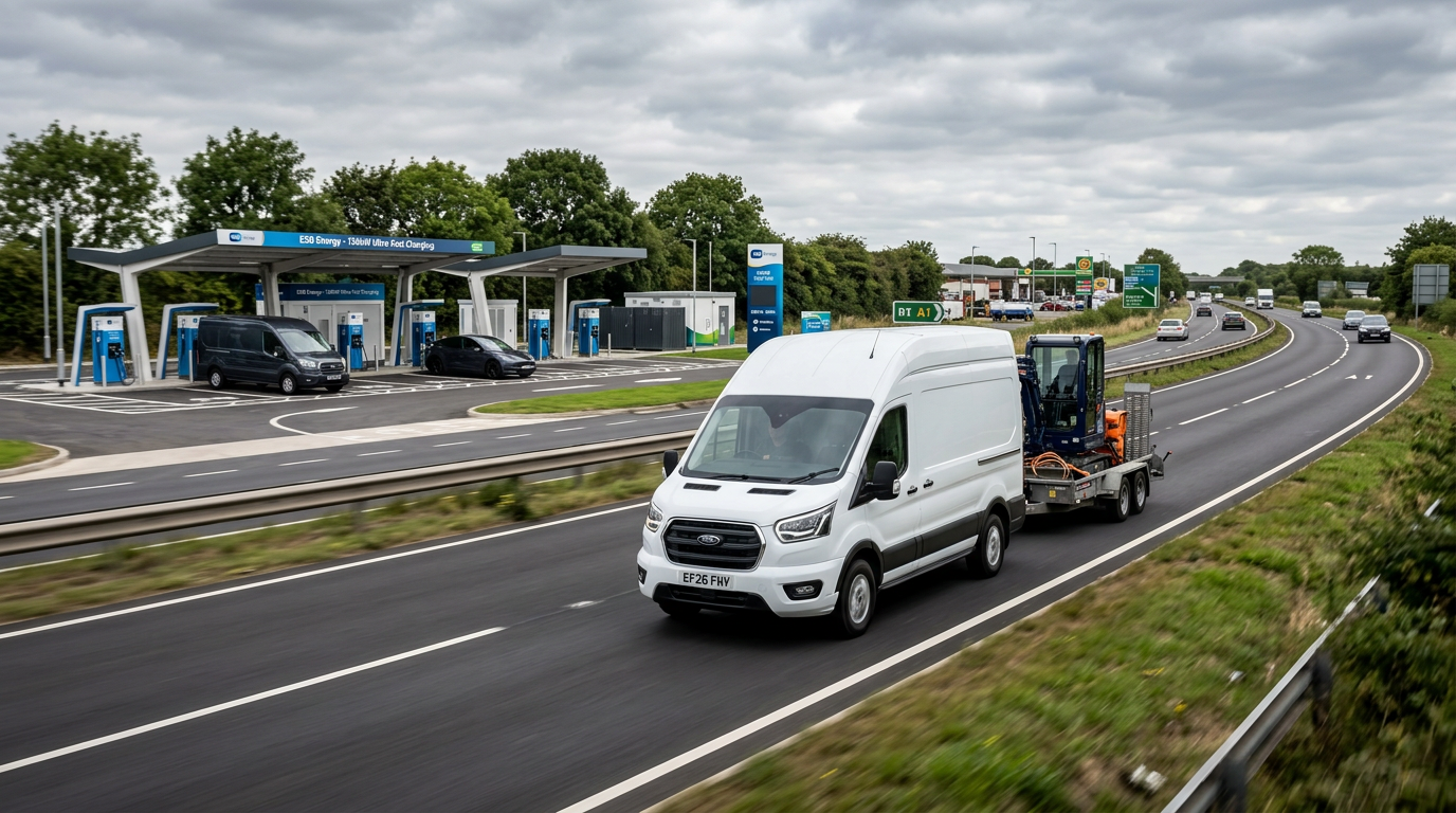 2026 Electric Van Range Test: Real-World Towing for UK Trades
