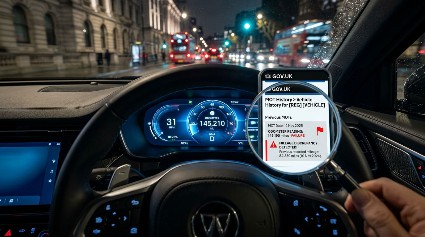 2026 Mileage Fraud: Spotting Clocked Cars via MOT & HPI Data