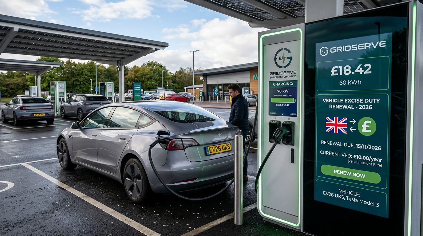 2026 UK Road Tax Shake-up: What EV Owners Must Pay Now
