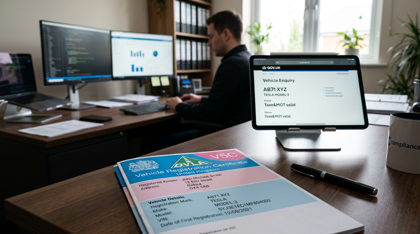 DVLA 2026 Update: Avoiding the £1,000 Fine for Dated V5C Details