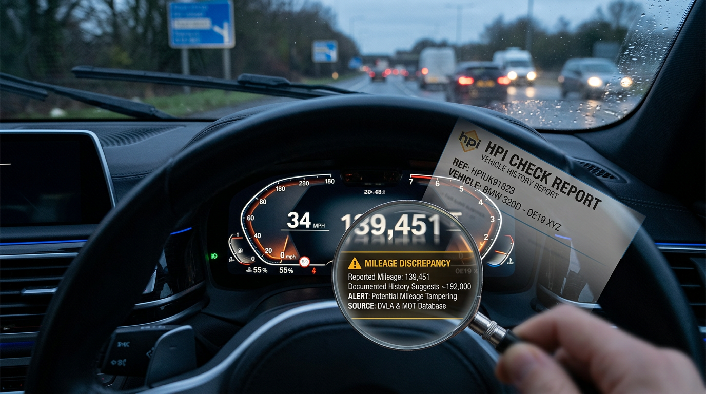 Spotting Mileage Fraud: 2026 Guide to HPI Discrepancies & Clocking