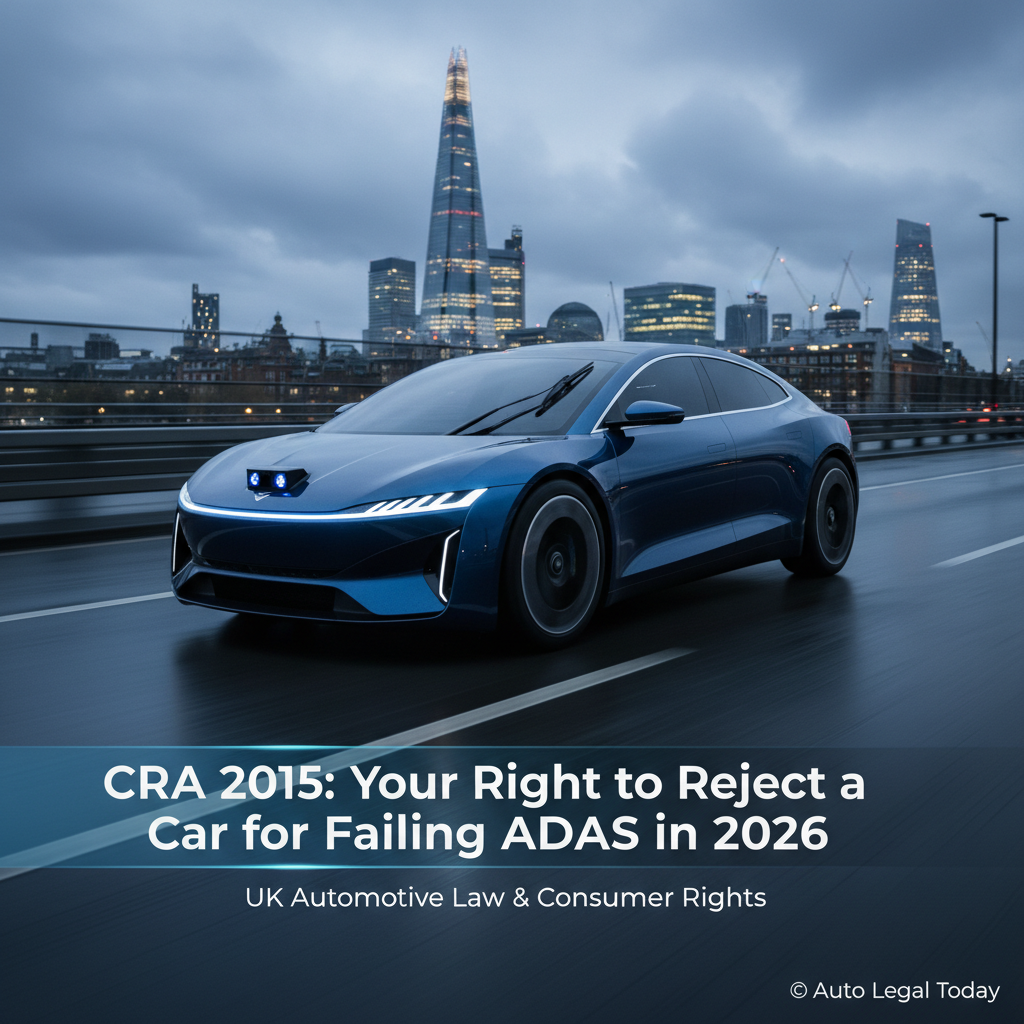 CRA 2015: Your Right to Reject a Car for Failing ADAS in 2026