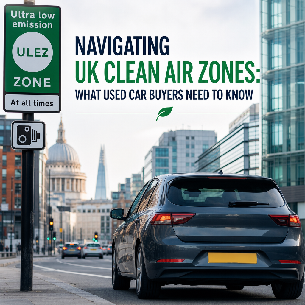 Navigating UK Clean Air Zones: What Used Car Buyers Need to Know
