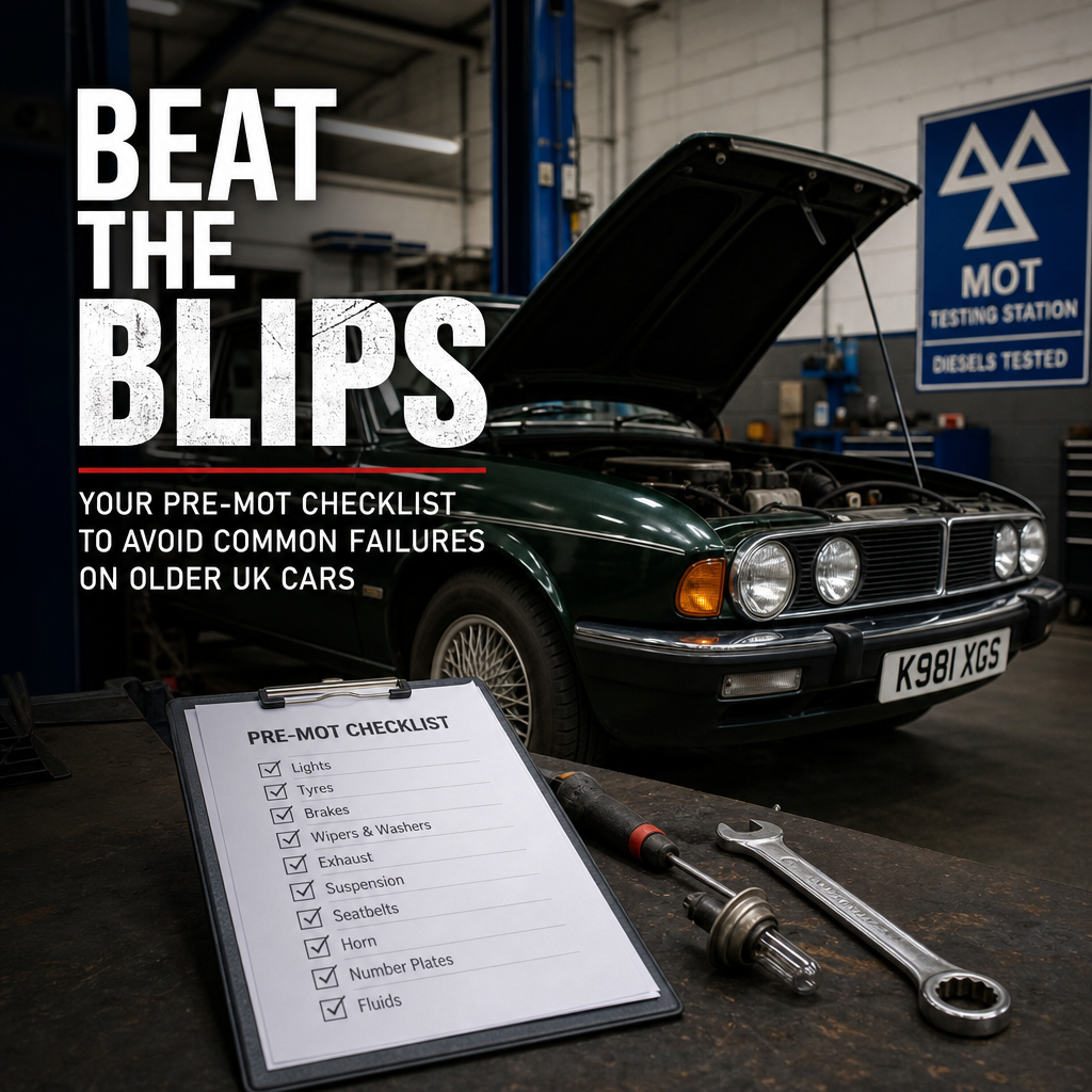 Beat the Blips: Your Pre-MOT Checklist to Avoid Common Failures on Older UK Cars