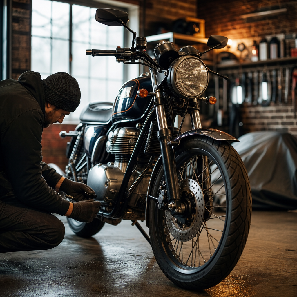 Winter Ready Wheels: Essential Pre-Storage Checks for Your Used UK Motorcycle