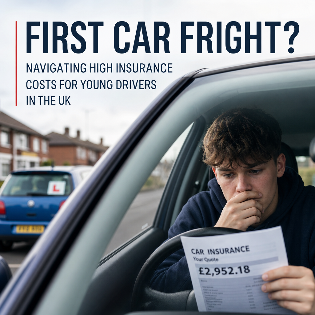 First Car Fright? Navigating High Insurance Costs for Young Drivers in the UK