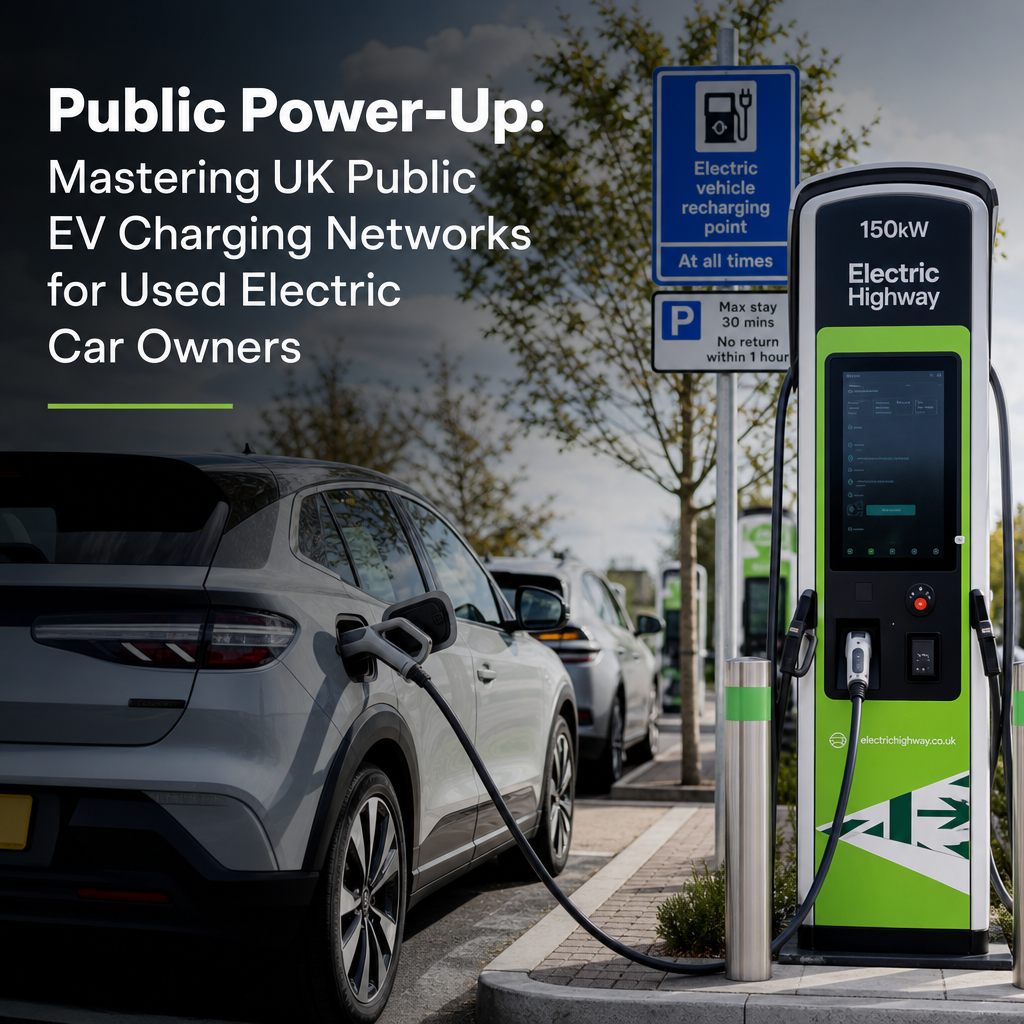 Public Power-Up: Mastering UK Public EV Charging Networks for Used Electric Car Owners
