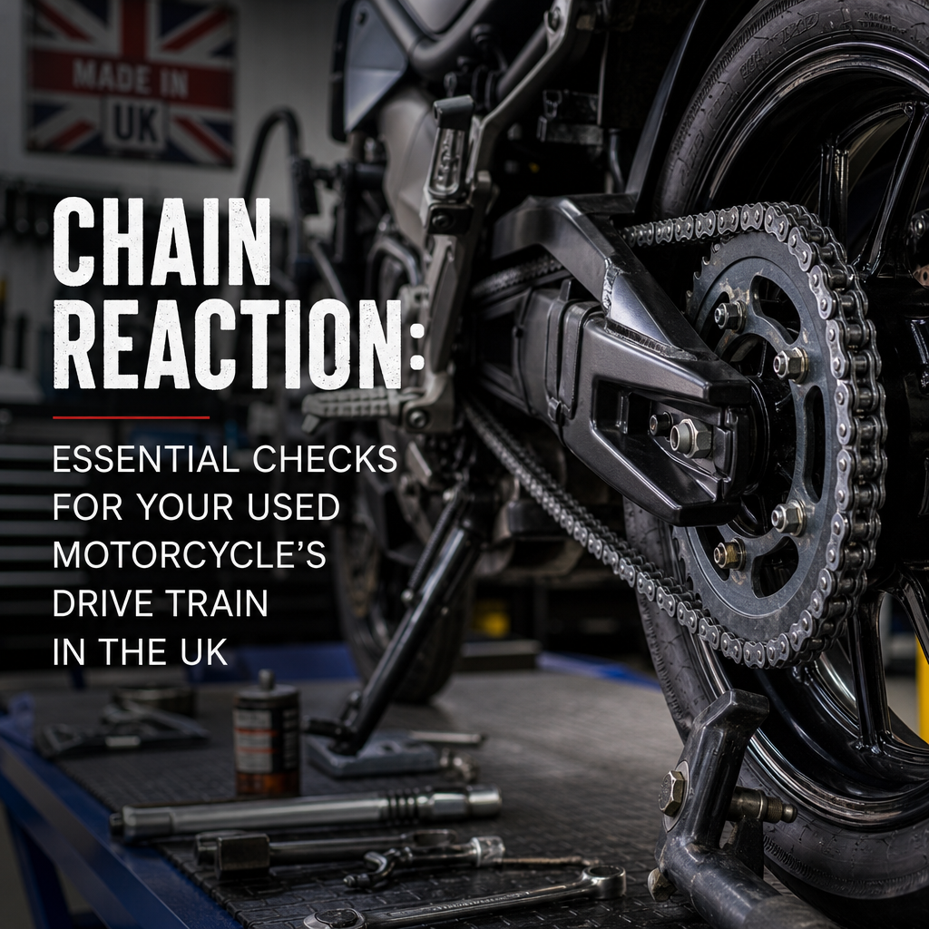 Chain Reaction: Essential Checks for Your Used Motorcycle's Drive Train in the UK
