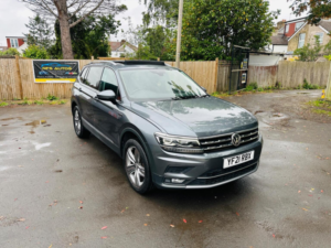2021 Volkswagen Tiguan Allspace 1.5 Tsi Evo Sel DSG Euro 6 (s/s) 5dr in Grey — image 3