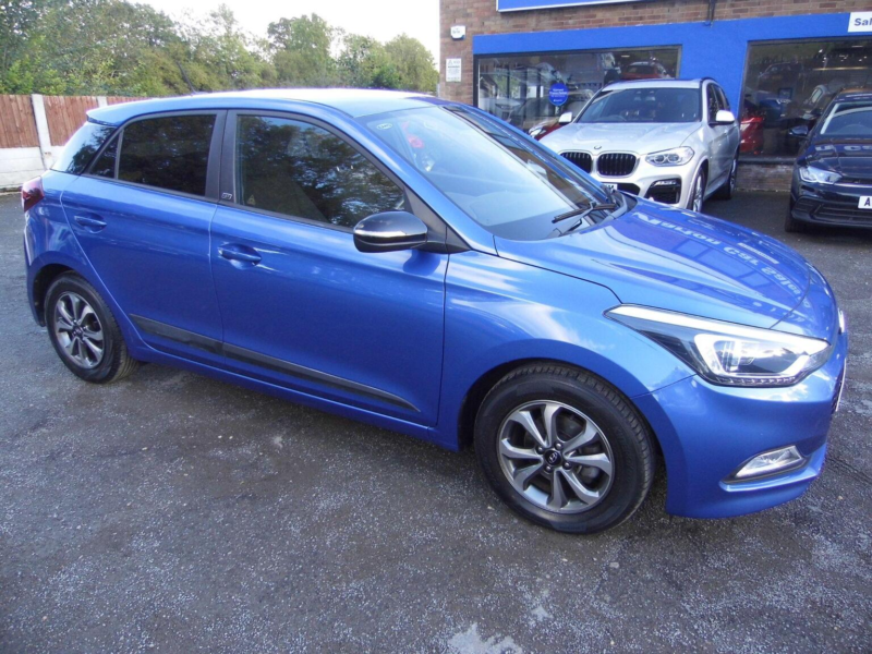 2018 Hyundai I20 1.2 Go! Se Euro 6 5dr in Blue — image 1