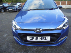 2018 Hyundai I20 1.2 Go! Se Euro 6 5dr in Blue — image 2