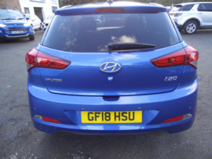 2018 Hyundai I20 1.2 Go! Se Euro 6 5dr in Blue — image 5