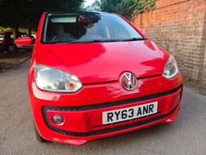 2013 Volkswagen Up! 1.0 High Up! Asg Euro 5 5dr in Red — image 3
