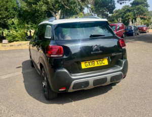 2018 Citroen C3 Aircross 1.2 Puretech Flair Euro 6 (s/s) 5dr in Black — image 4