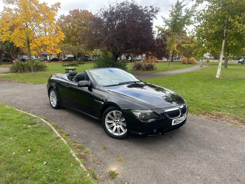 2004 BMW 6 Series 4.4 645ci Convertible in Black — image 1