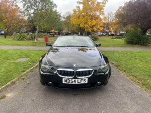 2004 BMW 6 Series 4.4 645ci Convertible in Black — image 2