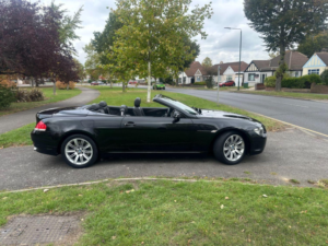 2004 BMW 6 Series 4.4 645ci Convertible in Black — image 3