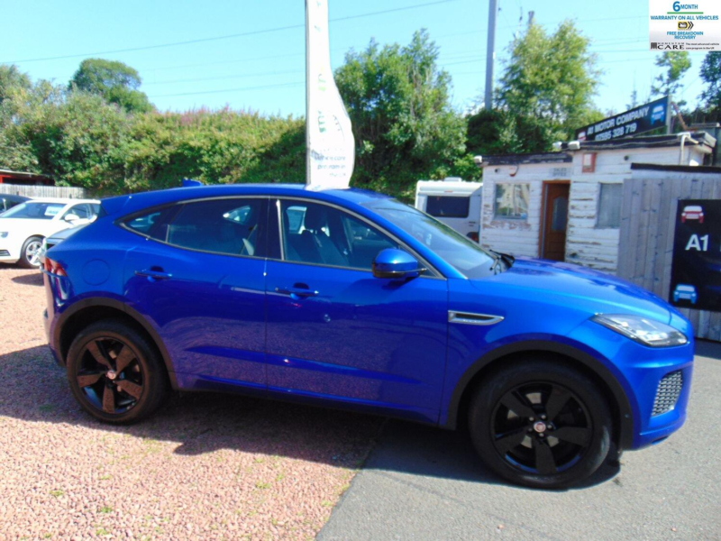 2019 Jaguar E-Pace 2.0 D180 R-Dynamic Se * Mot November 2026 * Service History * Finance Available * Free 6 Months Warr in Blue — image 1