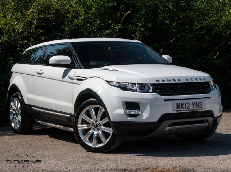 2012 Land Rover Range Rover Evoque 2.2 Sd4 Prestige Auto 4WD Euro 5 3dr in White — image 1