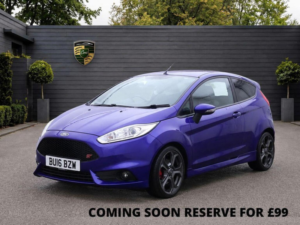 2016 Ford Fiesta 1.6t Ecoboost St-2 Euro 6 3dr in Blue — image 3