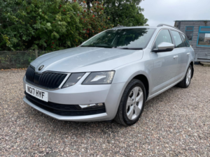 2017 Skoda Octavia 1.6 Tdi Se Technology Estate 5dr Diesel Manual Euro 6 (s/s) (115 Ps) in Silver — image 2