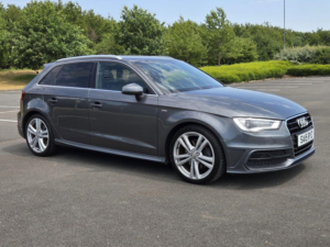 2015 Audi A3 2.0 Tdi S Line Sportback S Tronic Quattro Euro 6 (s/s) 5dr in Grey — image 4