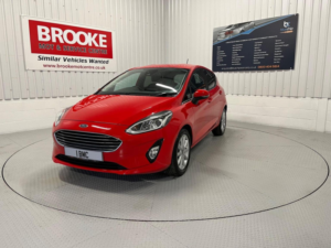 2021 Ford Fiesta 1.0t Ecoboost Titanium Euro 6 (s/s) 5dr in Red — image 3