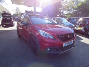 2018 Peugeot 2008 1.6 Bluehdi Gt Line Euro 6 (s/s) 5dr in Red — image 3