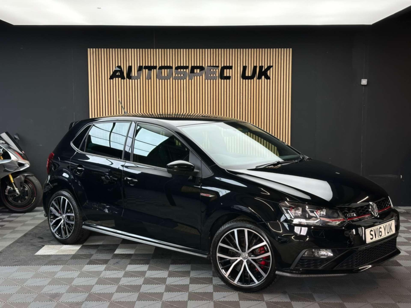 2016 Volkswagen Polo 1.8 Tsi Bluemotion Tech Gti Hatchback 5dr Petrol Manual Euro 6 (s/s) (192 Ps) in Black — image 1