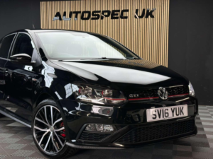 2016 Volkswagen Polo 1.8 Tsi Bluemotion Tech Gti Hatchback 5dr Petrol Manual Euro 6 (s/s) (192 Ps) in Black — image 2
