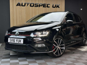 2016 Volkswagen Polo 1.8 Tsi Bluemotion Tech Gti Hatchback 5dr Petrol Manual Euro 6 (s/s) (192 Ps) in Black — image 4
