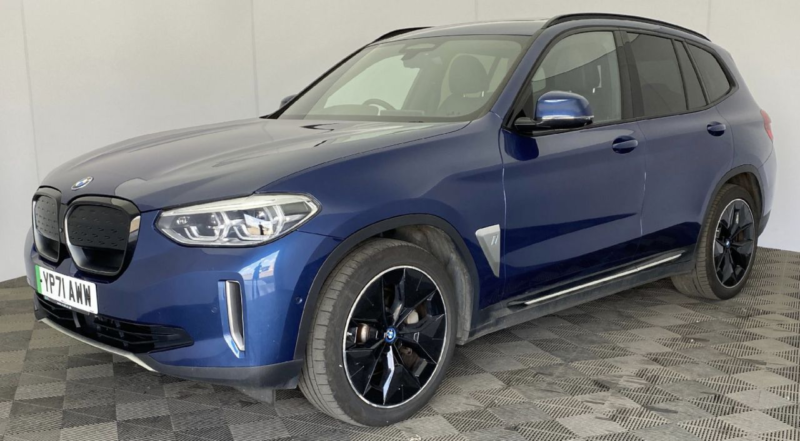 2021 BMW Ix3 80kwh Premier Edition Pro SUV 5dr Electric Auto (286 Ps) in Blue — image 1