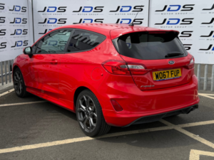 2018 Ford Fiesta 1.0t Ecoboost St-Line Hatchback 3dr Petrol Manual Euro 6 (s/s) (100 Ps) in Red — image 3