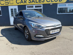 2018 Hyundai I20 1.2 Go! Se Euro 6 5dr in Grey — image 2