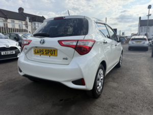 2018 Toyota Yaris 1.5 Hybird F Safety Edt Ii Fresh Import Verified Mile Finance Avb in White — image 5