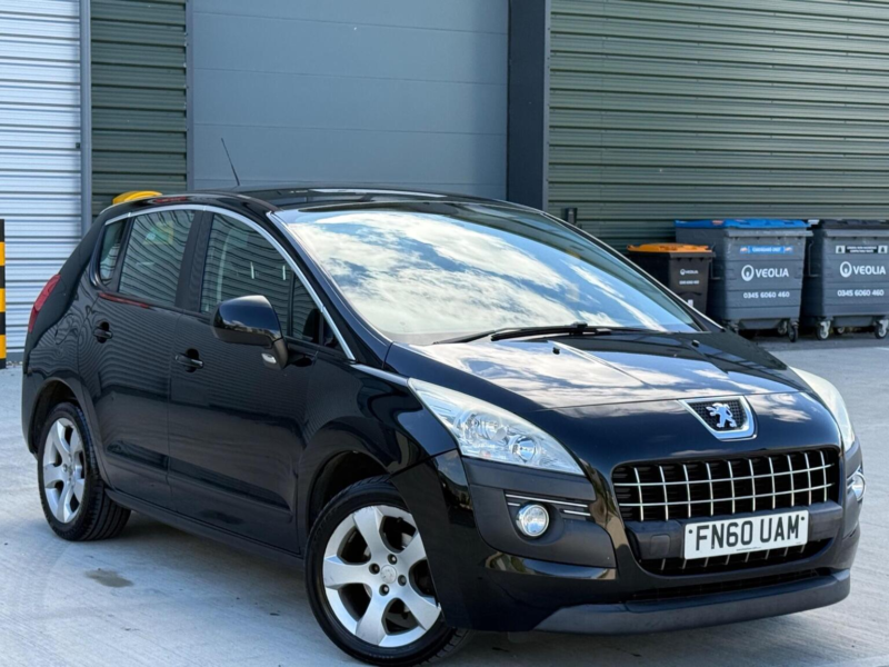 2010 Peugeot 3008 1.6 Hdi Sport Euro 4 5dr in Black — image 1