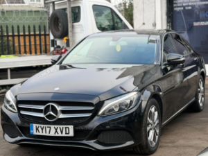 2017 Mercedes-Benz C Class 2.0 C200 Sport (premium) G-Tronic+ Euro 6 (s/s) 4dr in Black — image 3