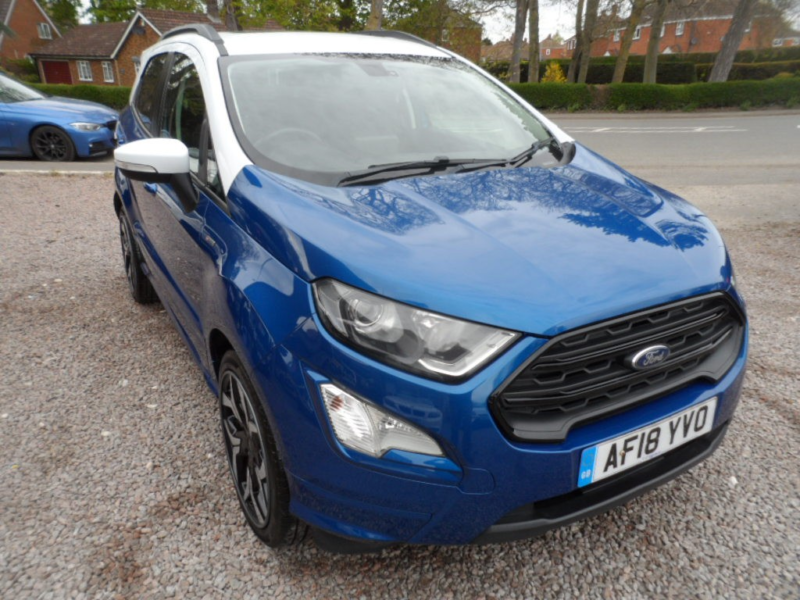 2018 Ford Ecosport 1.0 T Ecoboost St-Line in Blue — image 1