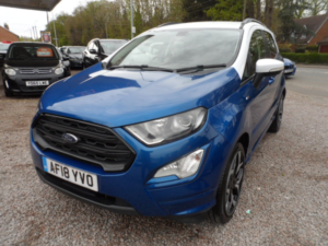 2018 Ford Ecosport 1.0 T Ecoboost St-Line in Blue — image 3