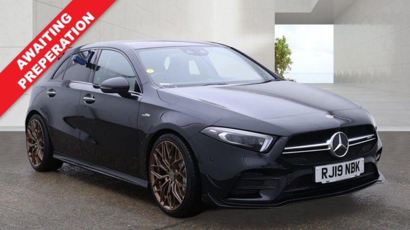 2019 Mercedes-Benz A Class 2.0 A35 Amg (premium Plus) Hatchback 5dr Petrol Spds Dct 4matic Euro 6 (s/s) (306 Ps) in Black — image 1