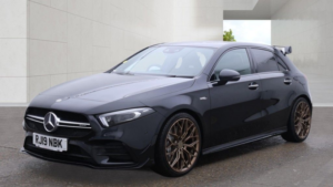 2019 Mercedes-Benz A Class 2.0 A35 Amg (premium Plus) Hatchback 5dr Petrol Spds Dct 4matic Euro 6 (s/s) (306 Ps) in Black — image 2