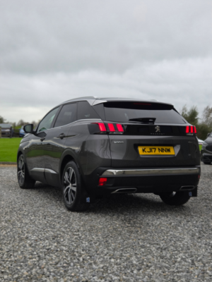 2017 Peugeot 3008 1.6 Bluehdi Gt Line SUV 5dr Diesel Manual Euro 6 (s/s) (120 Ps) in Grey — image 5