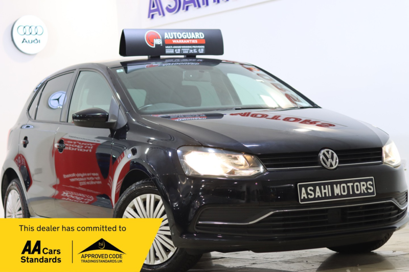 2016 Volkswagen Polo 1.2 Tsi Bluemotion Tech Se DSG Euro 6 (s/s) 5dr in Black — image 1