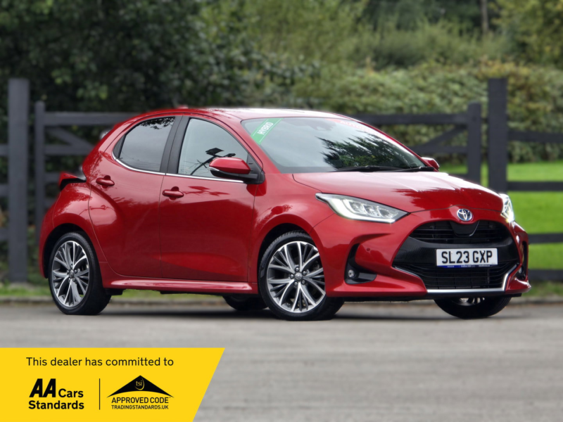 2023 Toyota Yaris 1.5 Vvt-H Excel Hatchback 5dr Petrol Hybrid E-CVT Euro 6 (s/s) (116 Ps) in Red — image 1