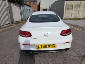 2018 Mercedes-Benz C Class 1.5 C200 Mhev Amg Line G-Tronic+ Euro 6 (s/s) 2dr in White — image 5