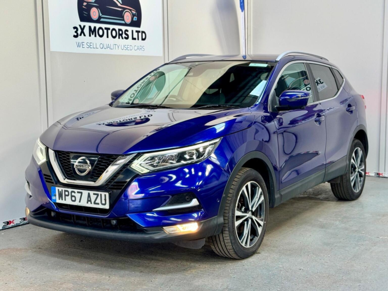 2017 Nissan Qashqai 1.6 Dig-T Tekna Euro 6 (s/s) 5dr in Blue — image 1