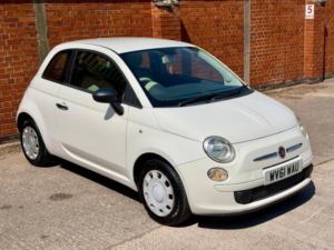 2011 Fiat 500 1.2 Pop Euro 5 (s/s) 3dr in White — image 2