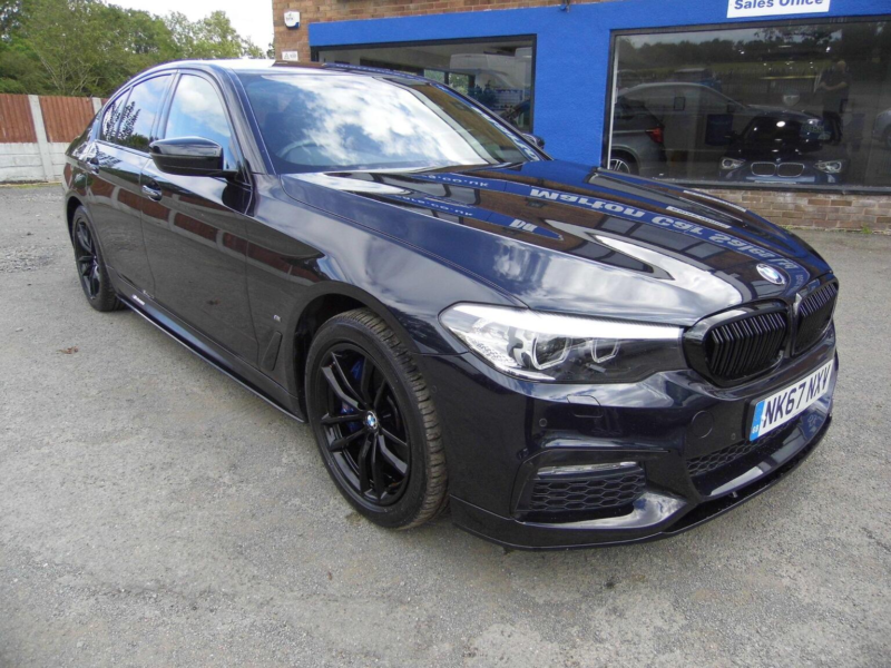 2017 BMW 5 Series 2.0 530e 9.2kwh M Sport Auto Euro 6 (s/s) 4dr in Black — image 1