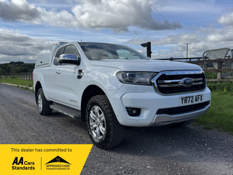 2022 Ford Ranger 2.0 Ranger Limited Super Cab 2.0l Ecoblue 170ps AWD 6 Speed Manual in White — image 1