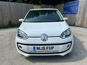2015 Volkswagen Up! 1.0 Bluemotion Tech High Up! Euro 5 (s/s) 3dr in White — image 2